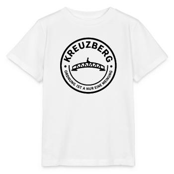 Kreuzberg - Ordnung Ist Auch Nur Eine Meinung - Stanley/Stella Kinder T-Shirt MINI CREATOR  - Weiß - Vorne - Maike (125cm)