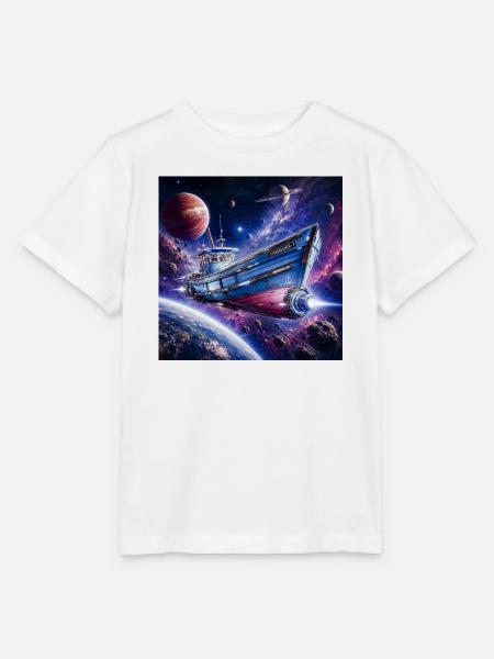 Stardreamer-7 Raumschiff - Stanley/Stella Kinder T-Shirt MINI CREATOR - Weiß