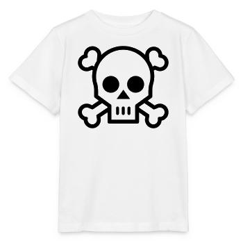 Pirate Skull - Stanley/Stella MINI CREATOR Kids’ T-Shirt - white - Front - Maike (125cm)