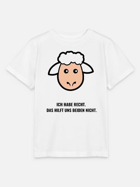 Schäfchen so ist es, leider - Stanley/Stella Kinder T-Shirt MINI CREATOR - Weiß