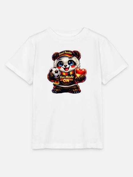 🐼 WM Panda Deutschland – Fan Mode ON ⚽🔥 - Stanley/Stella Kinder T-Shirt MINI CREATOR - Weiß