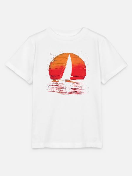 Segeln Steamwave - Stanley/Stella Kinder T-Shirt MINI CREATOR - Weiß