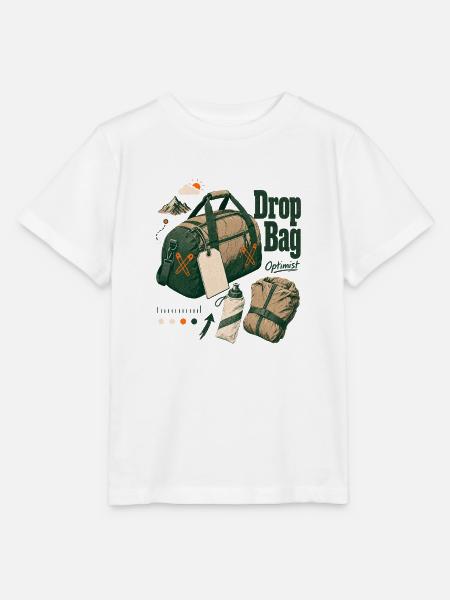 Ultra Marathon Drop Bag Optimist, Finisher-Crew - Stanley/Stella Kinder T-Shirt MINI CREATOR  - Weiß