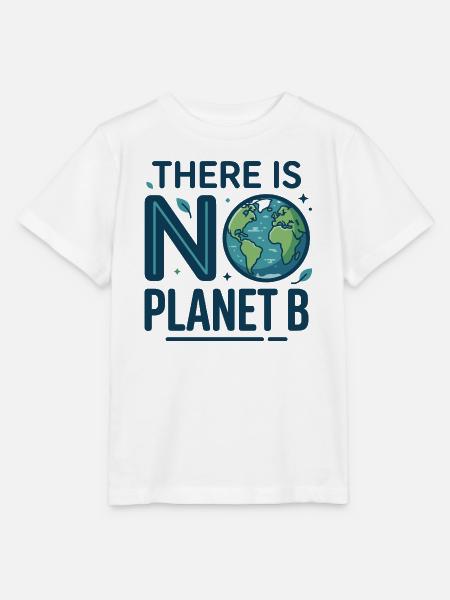 There Is No Planet B Erde Umweltschutz - Stanley/Stella Kinder T-Shirt MINI CREATOR - Weiß