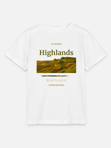 Schottland Highlands Wandern 282 Munros - Stanley/Stella Kinder T-Shirt MINI CREATOR  - Weiß