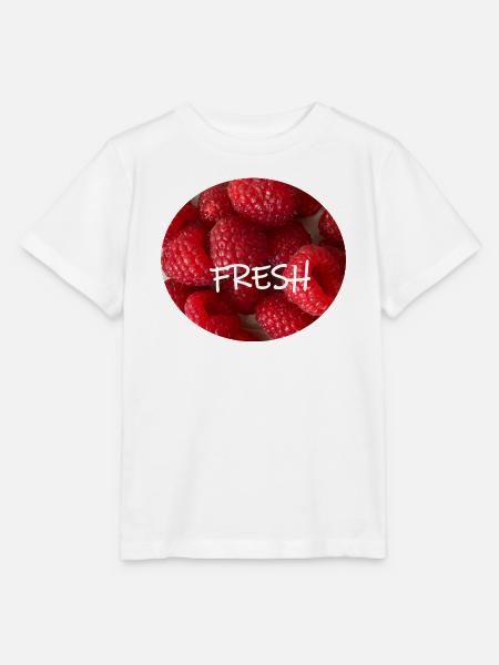 Frischer Himbeer im Kreis - Stanley/Stella Kinder T-Shirt MINI CREATOR  - Weiß