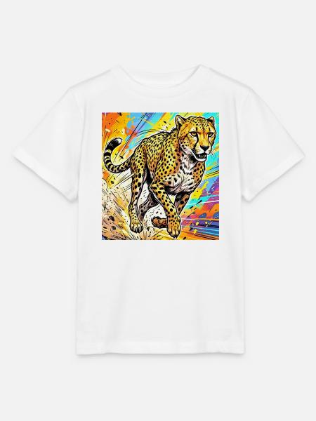 Gepard - Stanley/Stella Kinder T-Shirt MINI CREATOR - Weiß