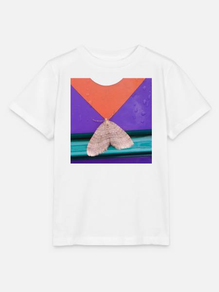 Geometrische Motte - Stanley/Stella Kinder T-Shirt MINI CREATOR  - Weiß