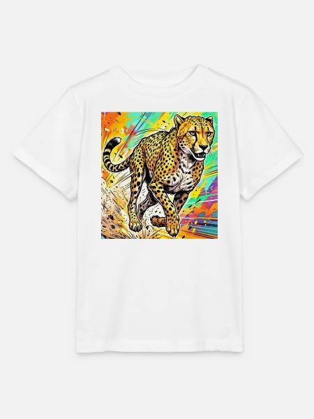 Gepard - Stanley/Stella Kinder T-Shirt MINI CREATOR  - Weiß