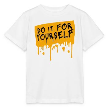 Do It For Yourself Inspirierend Selbstliebe Zitat - Stanley/Stella Kinder T-Shirt MINI CREATOR  - Weiß - Vorne - Maike (125cm)
