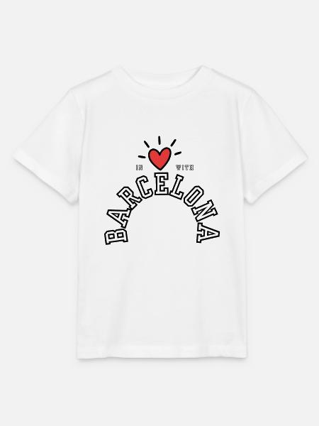 In Love with Barcelona - Stanley/Stella Kinder T-Shirt MINI CREATOR - Weiß