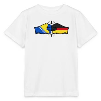 Germany Bosnia - Stanley/Stella MINI CREATOR Kids’ T-Shirt - white - Front - Maike (125cm)