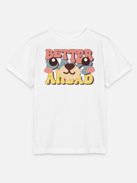 Better Forward Bärenmotiv - Stanley/Stella Kinder T-Shirt MINI CREATOR - Weiß