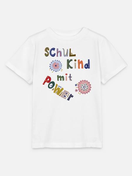 Schulkind mit Power - Stanley/Stella Kinder T-Shirt MINI CREATOR - Weiß