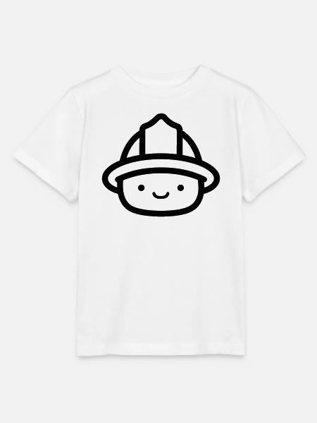 Feuerwehrmann - Stanley/Stella Kinder T-Shirt MINI CREATOR  - Weiß