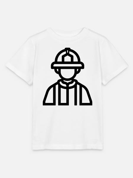 Feuerwehrmann - Stanley/Stella Kinder T-Shirt MINI CREATOR  - Weiß