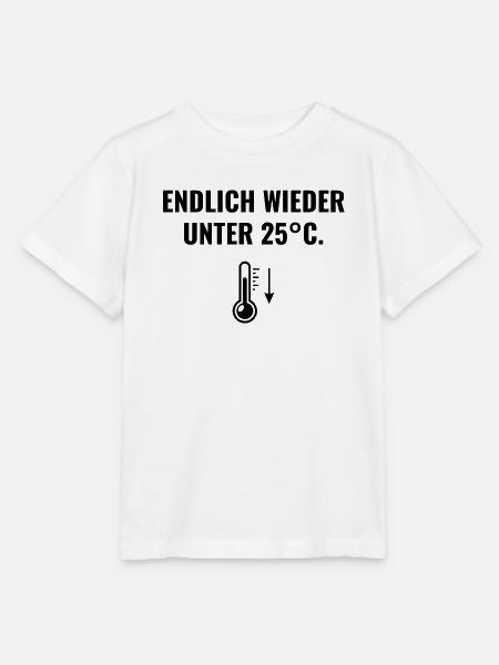 Endlich wieder unter 25°C. - Stanley/Stella Kinder T-Shirt MINI CREATOR  - Weiß