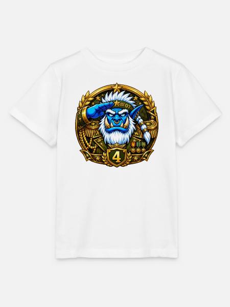 Abzeichen der Stufe 4 - Stanley/Stella Kinder T-Shirt MINI CREATOR - Weiß