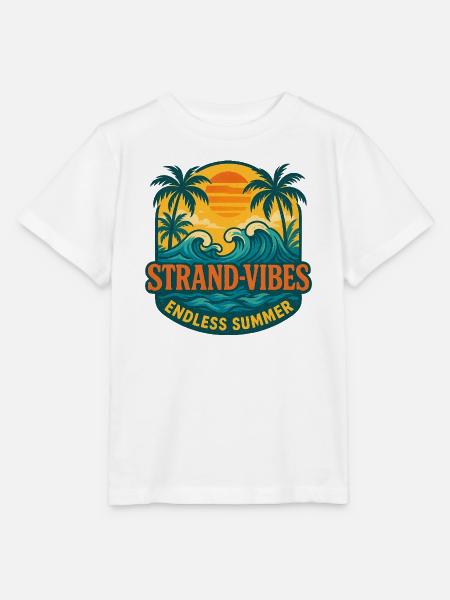 Strand-Vibes Endless Summer - Stanley/Stella Kinder T-Shirt MINI CREATOR - Weiß