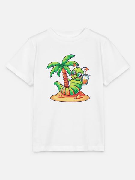 Wurm Sommer Urlaub - Stanley/Stella Kinder T-Shirt MINI CREATOR - Weiß