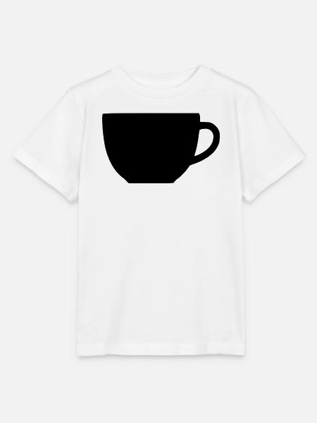 Kaffee Kaffeetasse Tasse Geschenk Kaffeetrinker - Stanley/Stella Kinder T-Shirt MINI CREATOR - Weiß