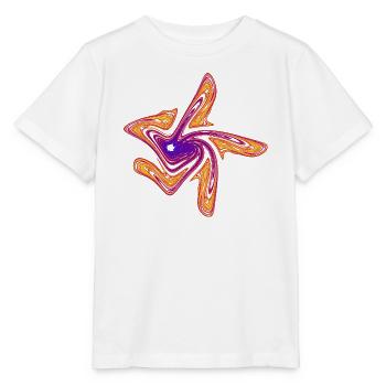 Chaosblüte – Ordnung im Unvorhersehbaren - Stanley/Stella Kinder T-Shirt MINI CREATOR  - Weiß - Vorne - Maike (125cm)