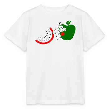 Fruit - T-shirt bio MINI CREATOR Stanley/Stella Enfant - blanc - Devant - Maike (125cm)
