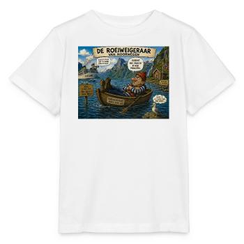 De Roeiweigeraar van Noorwegen - Stanley/Stella Kinder-T-shirt MINI CREATOR  - wit - Voor - Maike (125cm)