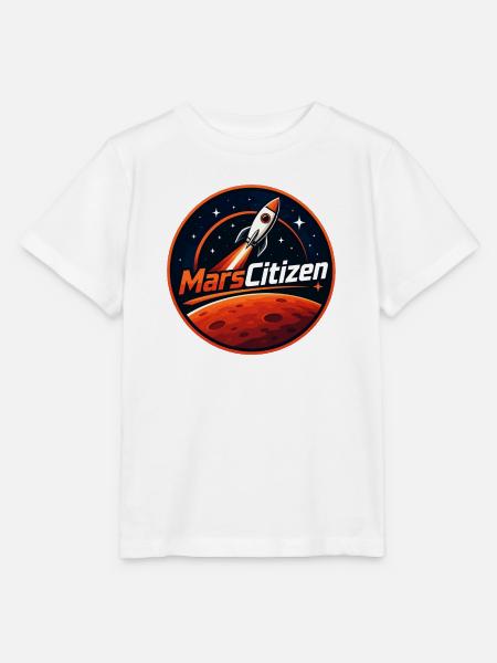 Mars Citizen Raketenabzeichen - Stanley/Stella Kinder T-Shirt MINI CREATOR  - Weiß