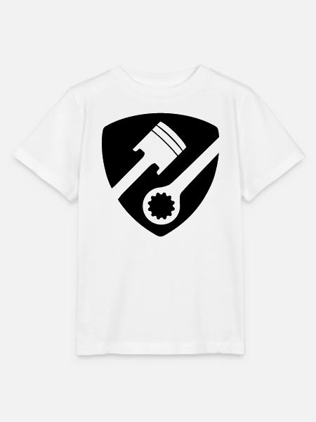 Kfz-Mechatroniker Kolben und Werkzeug - Stanley/Stella Kinder T-Shirt MINI CREATOR - Weiß