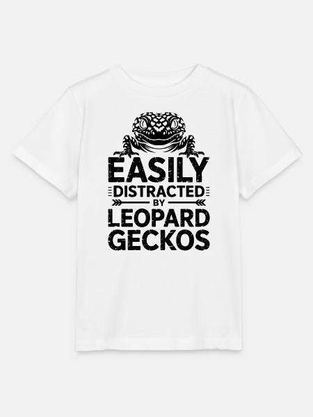 Leopardgecko Sprüche Lustige Leopardgecko Geschenk - Stanley/Stella Kinder T-Shirt MINI CREATOR  - Weiß