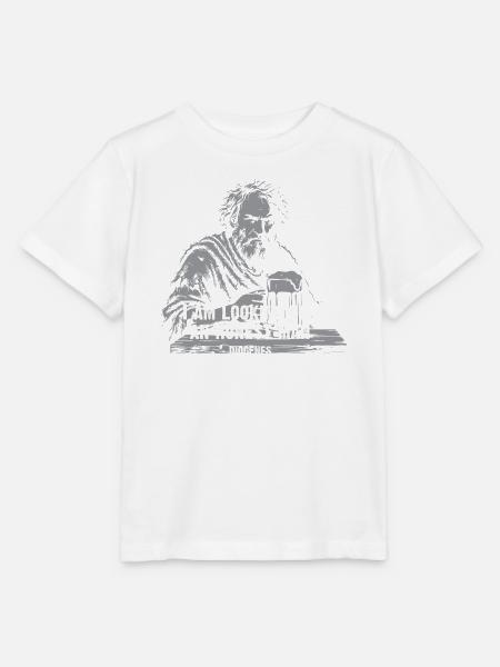 Diogenes Ehrlicher Mann Quest - Stanley/Stella Kinder T-Shirt MINI CREATOR - Weiß