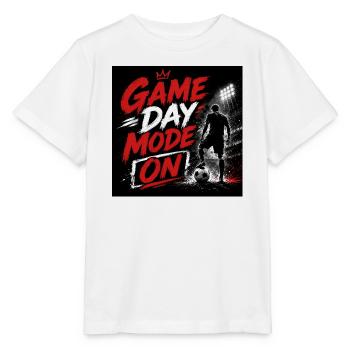 Mode Jour de Match Actif - T-shirt bio MINI CREATOR Stanley/Stella Enfant - blanc - Devant - Maike (125cm)