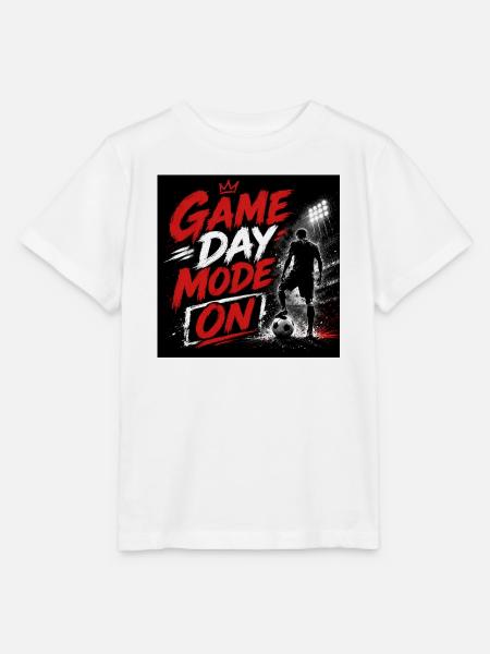 Game Day Modus Aktiv - Stanley/Stella Kinder T-Shirt MINI CREATOR - Weiß