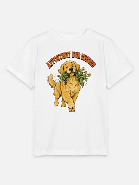 Goldie Apportiert Unkraut - Stanley/Stella Kinder T-Shirt MINI CREATOR - Weiß