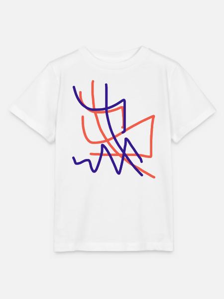 Das abstrakteste Kunstwerk der Welt - Stanley/Stella Kinder T-Shirt MINI CREATOR  - Weiß