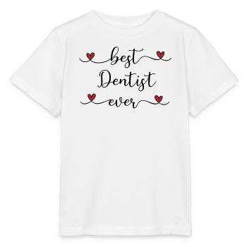 Best Dentist ever - Stanley/Stella MINI CREATOR Kids’ T-Shirt - white - Front - Maike (125cm)