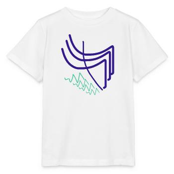 Harmonie abstraite - T-shirt bio MINI CREATOR Stanley/Stella Enfant - blanc - Devant - Maike (125cm)