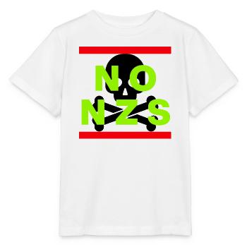 NO NZS NEVER AGAIN ANTI-FASCISM NO AFD GREEN - Stanley/Stella MINI CREATOR Kids’ T-Shirt - white - Front - Maike (125cm)