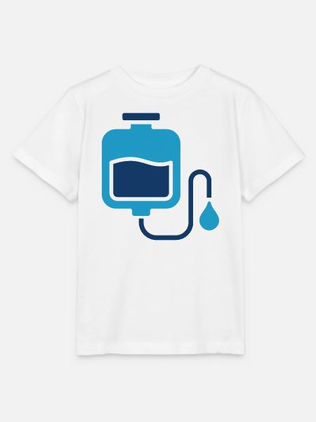 IV-Tropfleitungs-Icon Infusionstherapie Medizinischer Vektor - Stanley/Stella Kinder T-Shirt MINI CREATOR  - Weiß