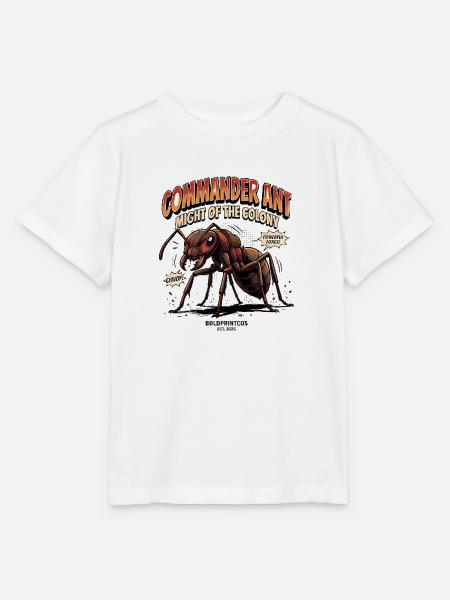 Ant Retro Comics - Stanley/Stella Kinder T-Shirt MINI CREATOR - Weiß