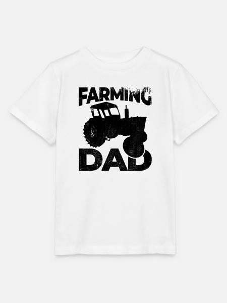 Bauernhof Papa - Stanley/Stella Kinder T-Shirt MINI CREATOR - Weiß
