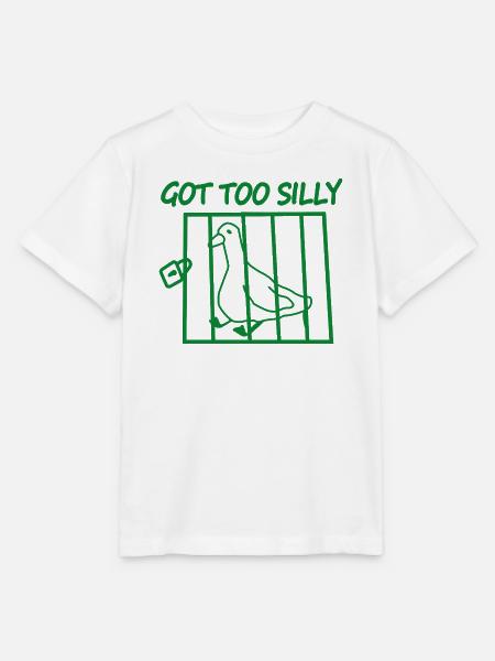 Eingesperrter Vogel: Wurde zu albern - Stanley/Stella Kinder T-Shirt MINI CREATOR - Weiß