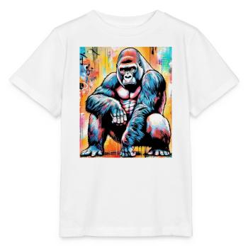 gorilla - Stanley/Stella MINI CREATOR Kids’ T-Shirt - white - Front - Maike (125cm)