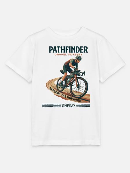 Pathfinder Gravel Odyssee - Stanley/Stella Kinder T-Shirt MINI CREATOR - Weiß