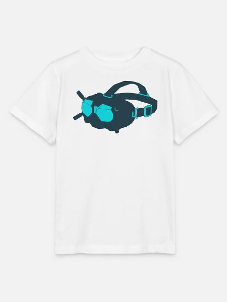 Drohnen FPV Brille Icon - Stanley/Stella Kinder T-Shirt MINI CREATOR  - Weiß