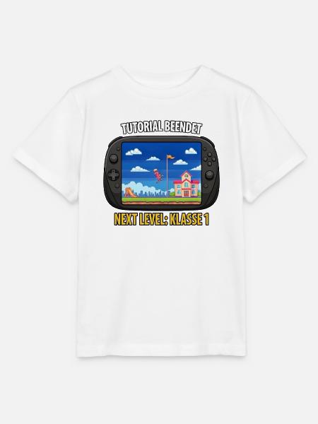 Gamer Schulkind 2026 Next Level - Stanley/Stella Kinder T-Shirt MINI CREATOR - Weiß