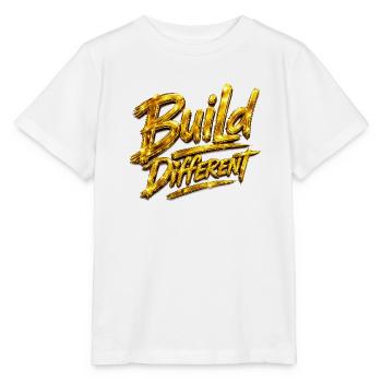 Construire un script d’or différent - T-shirt bio MINI CREATOR Stanley/Stella Enfant - blanc - Devant - Maike (125cm)