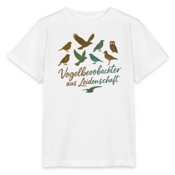 Vogelbeobachter aus Leidenschaft - Stanley/Stella Kinder T-Shirt MINI CREATOR  - Weiß - Vorne - Maike (125cm)