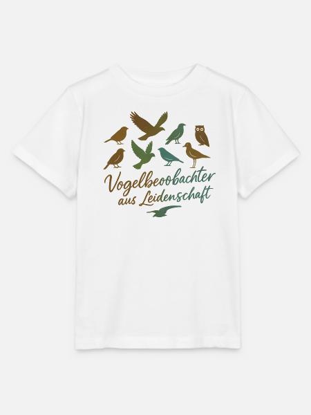 Vogelbeobachter aus Leidenschaft - Stanley/Stella Kinder T-Shirt MINI CREATOR - Weiß
